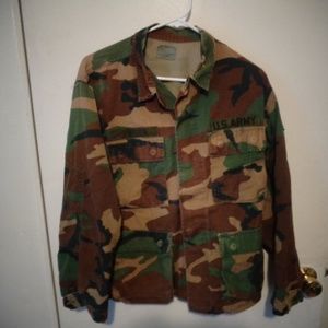 Woodland Camo Summer Bdu Shirt